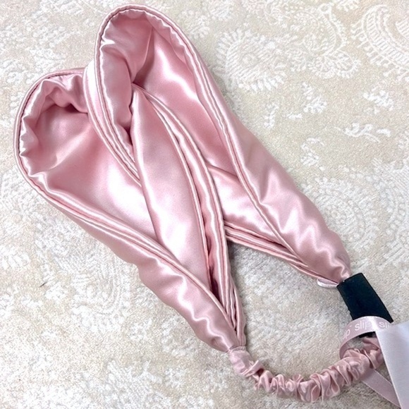 Brand New Slip Pure Silk Pale Pink Mulberry Twist Knot Headband for Hair - Picture 9 of 14